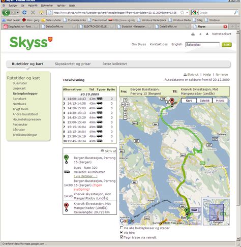 skyss reiseplanlegger